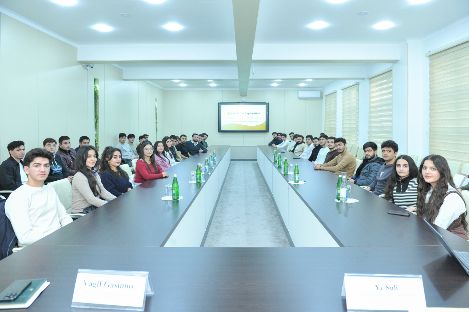 Çinli ekspertlər BMU tələbələrinə master-klas keçiblər