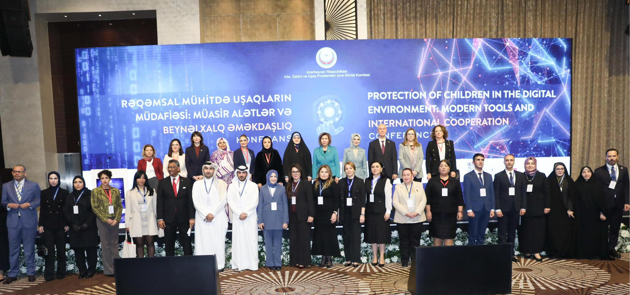 "Rəqəmsal mühitdə uşaqların müdafiəsi: Müasir alətlər və beynəlxalq əməkdaşlıq" mövzusunda beynəlxalq konfrans keçirilib