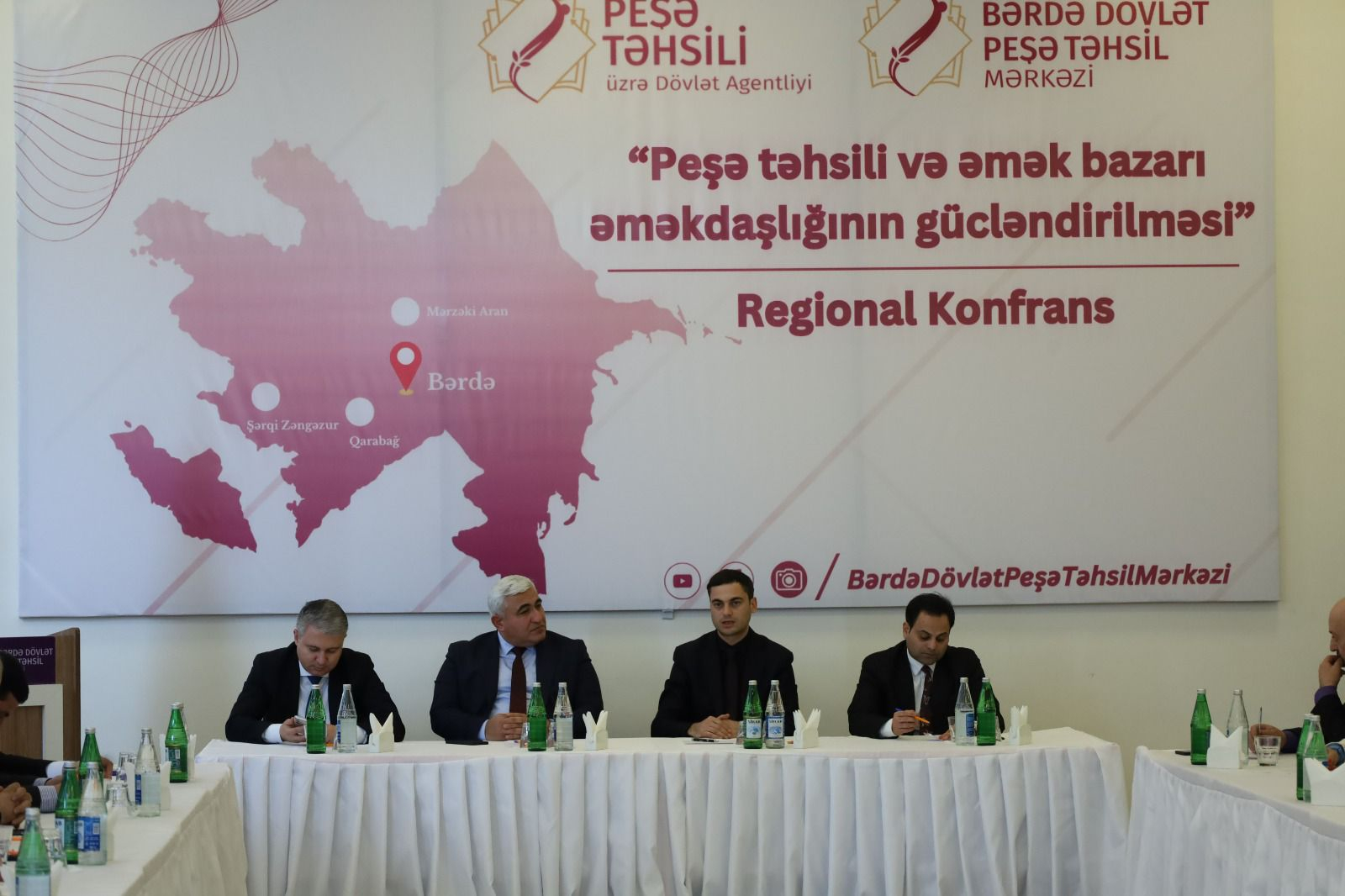 Bərdədə peşə təhsili və əmək bazarının əməkdaşlığı üzrə konfrans keçirilib