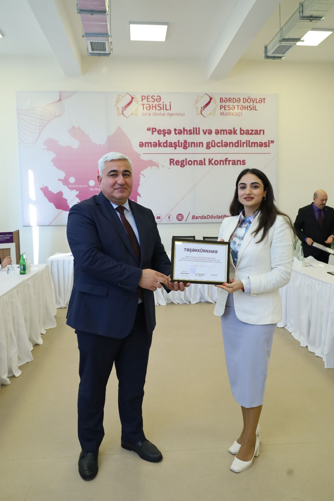 Bərdədə peşə təhsili və əmək bazarının əməkdaşlığı üzrə konfrans keçirilib