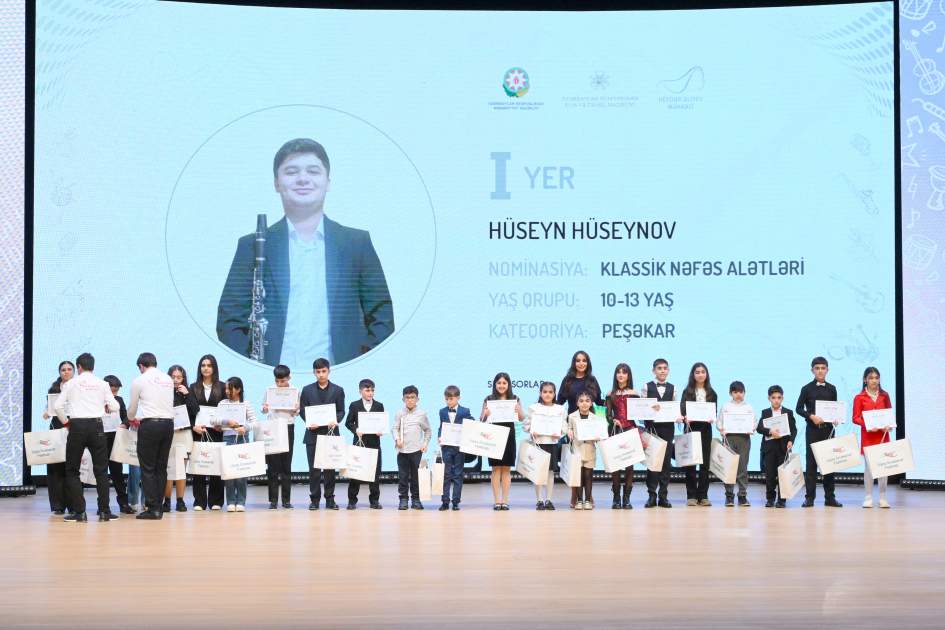 Uşaq İncəsənət Festivalının yekun mükafatlandırma mərasimi keçirilib