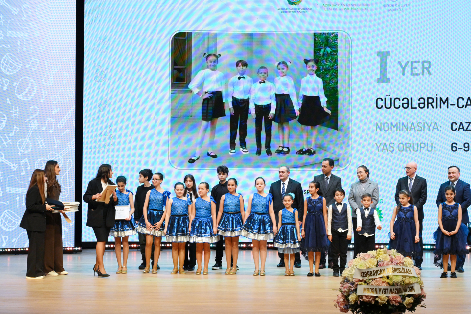 Uşaq İncəsənət Festivalının yekun mükafatlandırma mərasimi keçirilib