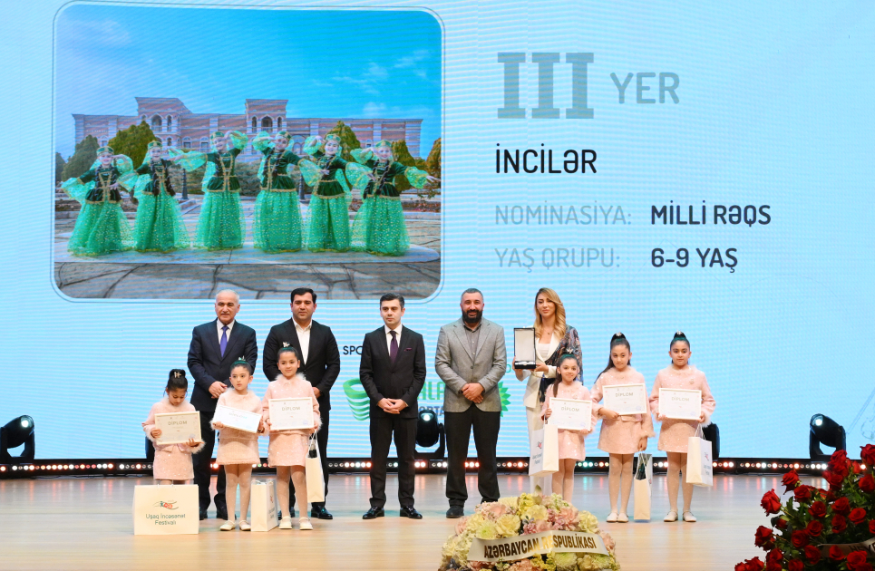 Uşaq İncəsənət Festivalının yekun mükafatlandırma mərasimi keçirilib