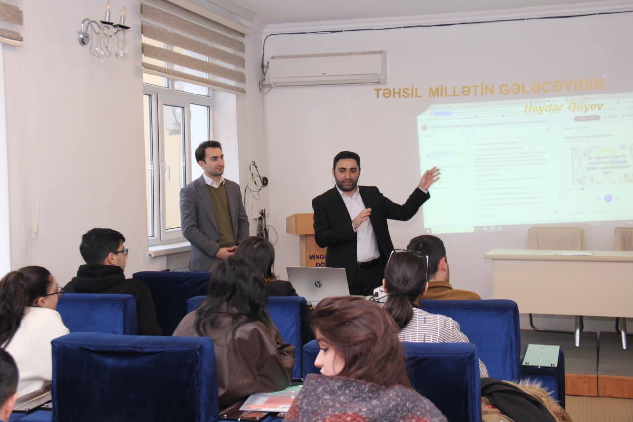 “Mediada Gənclərin Hüquqi Mübarizəsi” layihəsi çərçivəsində təlim keçirilib