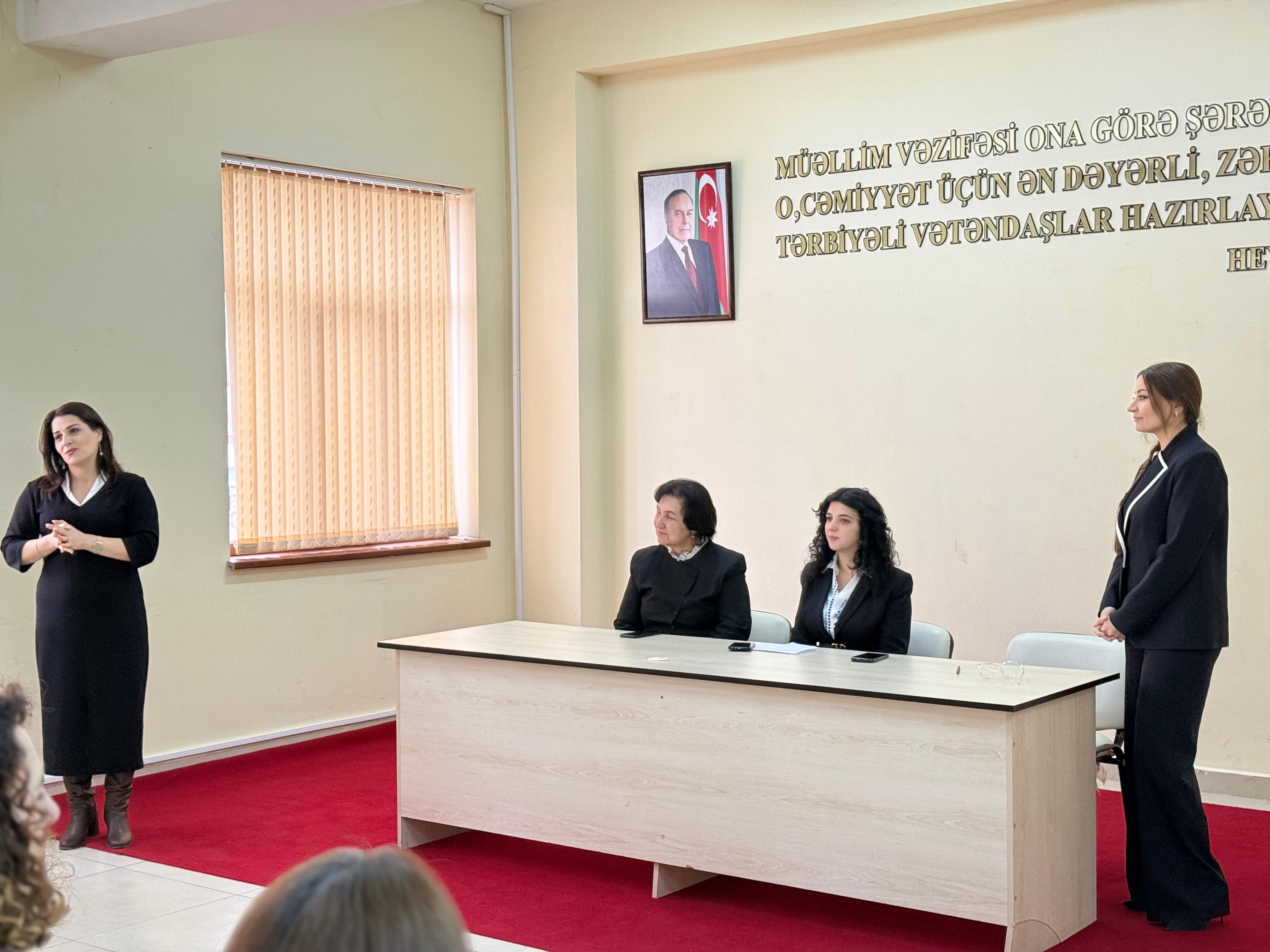 “Tədrisdə inklüziv mühitin əhəmiyyəti” - maarifləndirici təlim keçirilib