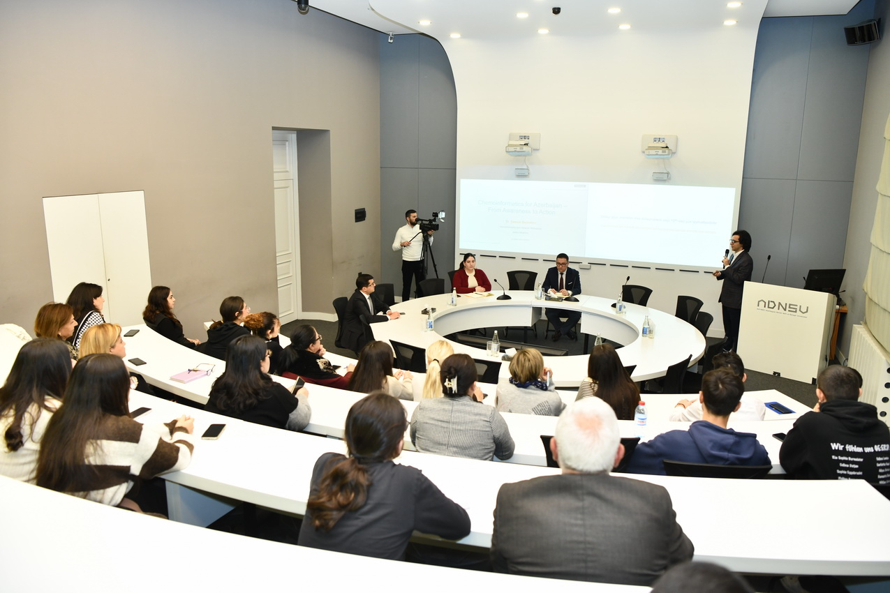 ADNSU-da “Azərbaycan üçün kemoinformatika” mövzusunda seminar keçirilib