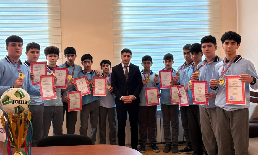 Bu məktəb idman sahəsində bir ayda beş birincilik qazanıb