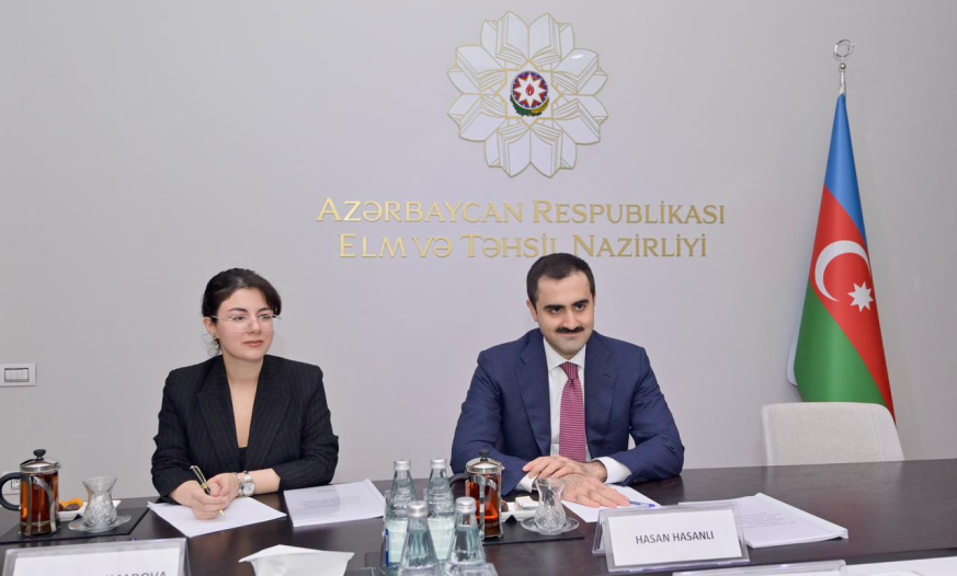 Qazaxıstanın maarif nazirinin müavini ilə görüş keçirilib