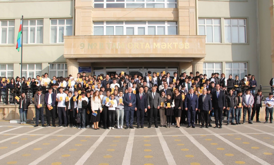 Cəlilabadda müəllim və şagirdlərlə görüş keçirilib