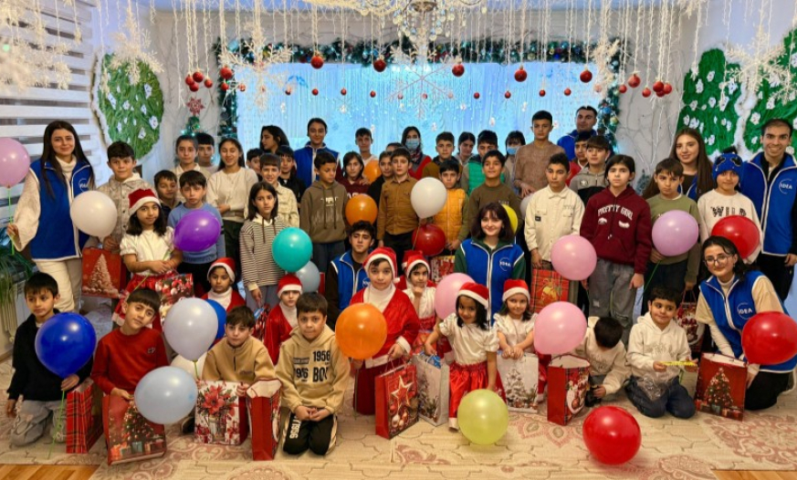 Leyla Əliyevanın təşəbbüsü ilə Gəncədə uşaq evində Yeni il tədbiri keçirilib