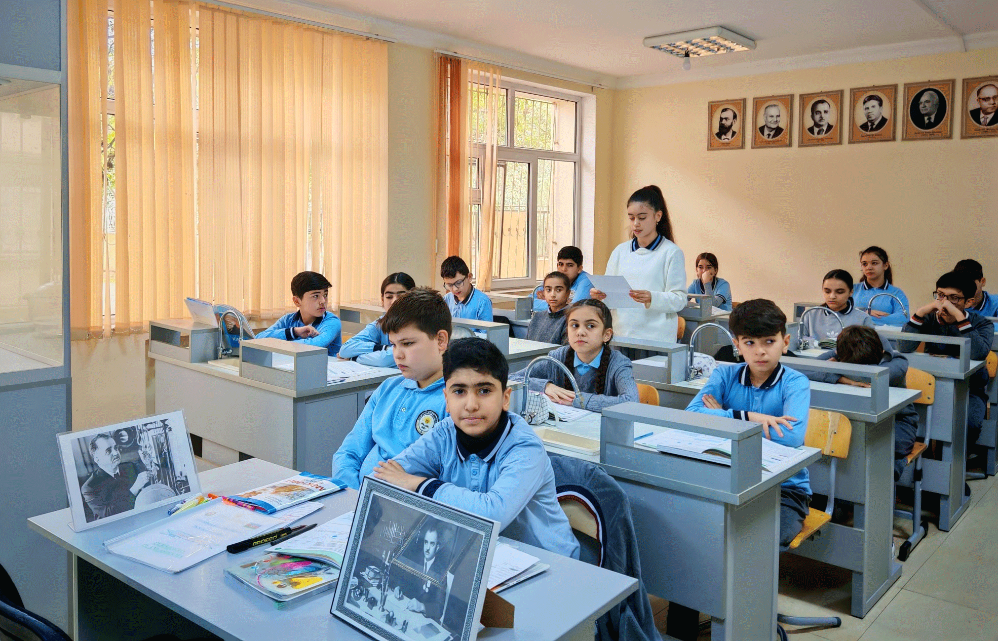 Paytaxt məktəblərində Yusif Məmmədəliyevin yubileyi qeyd olunub