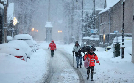 Böyük Britaniyada soyuq havaya görə yüzlərlə məktəb bağlanıb 