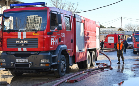 Şəki məktəbindəki yanğınla bağlı RƏSMİ AÇIQLAMA