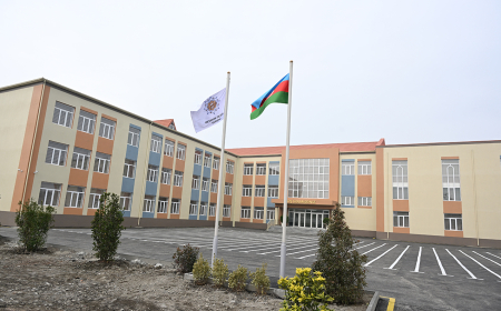 Ucarda Heydər Əliyev Fondunun təşəbbüsü ilə inşa olunan məktəb istifadəyə verilib 