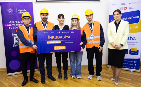 AzMİU-da tikinti texnologiyaları üzrə startapın qalibləri seçilib 