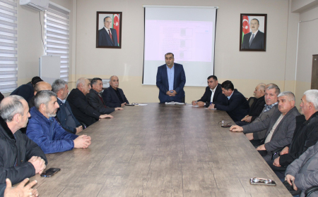 Qəbələdə “Arıçılıq” mövzusunda maarifləndirici təlim keçirilib 