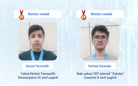 Məktəblilərimiz beynəlxalq olimpiadada uğurla çıxış ediblər