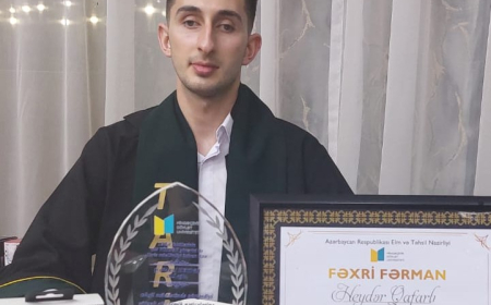 Anası oxudu, o isə yadda saxladı – Gözdən əlil Heydər məktəbi qırmızı diplomla bitirdi