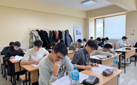 Riyaziyyat üzrə beynəlxalq olimpiadalara seçmə imtahanları keçirilib 