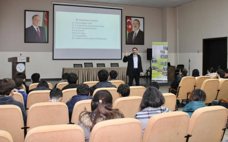 Qəbələ Dövlət Peşə Təhsil Mərkəzində maarifləndirici seminar keçirilib 