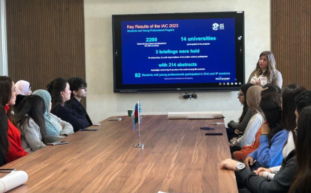 AzMİU-da astronavtika konqresi ilə bağlı infosessiya olub