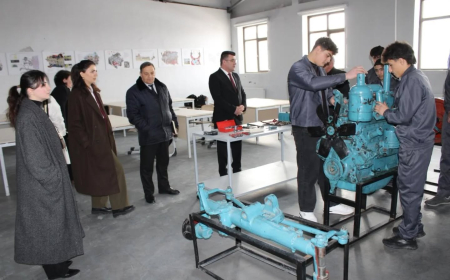 Tərəfdaş şirkətlərlə peşə təhsilinin inkişafı müzakirə edilib