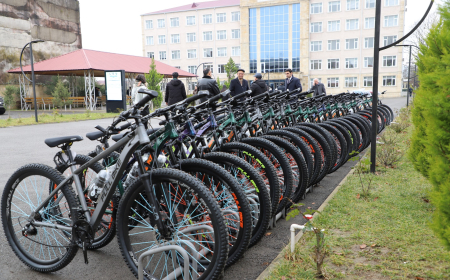 Gənclər və İdman Nazirliyi LDU-ya velosipedlər hədiyyə edib 