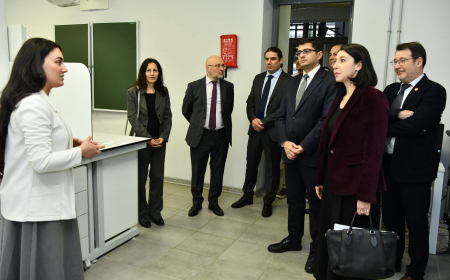 Fransanın Azərbaycandakı səfiri UFAZ-ı rəsmi ziyarət edib 