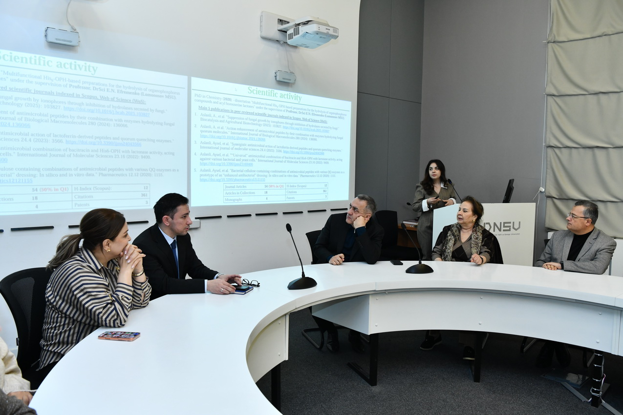 ADNSU-da sənaye biotexnologiyası üzrə seminar keçirilib