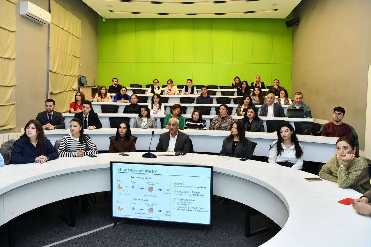 ADNSU-da sənaye biotexnologiyası üzrə seminar keçirilib