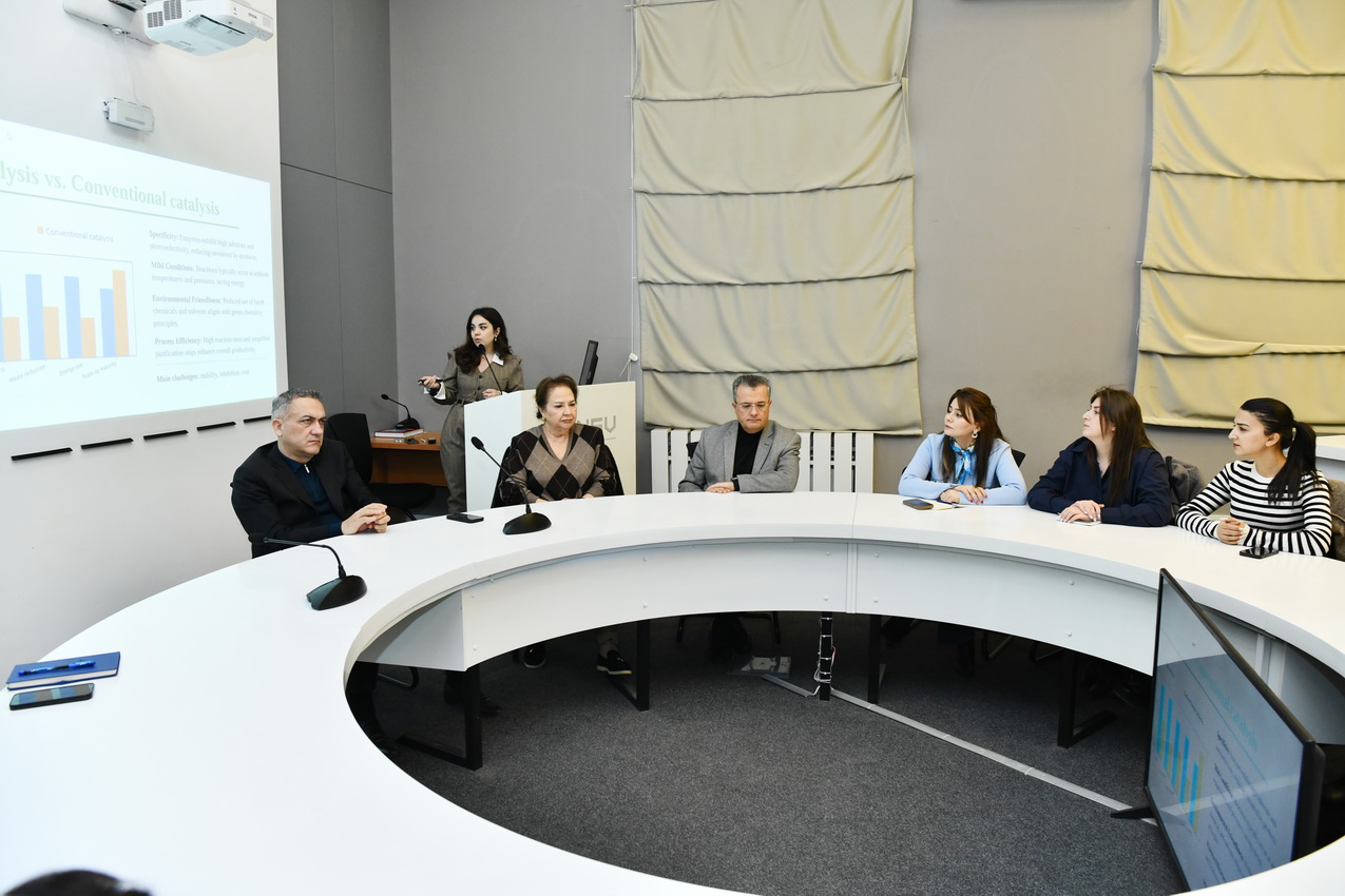 ADNSU-da sənaye biotexnologiyası üzrə seminar keçirilib