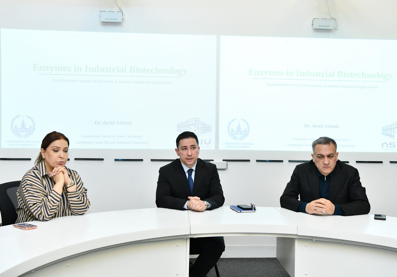 ADNSU-da sənaye biotexnologiyası üzrə seminar keçirilib