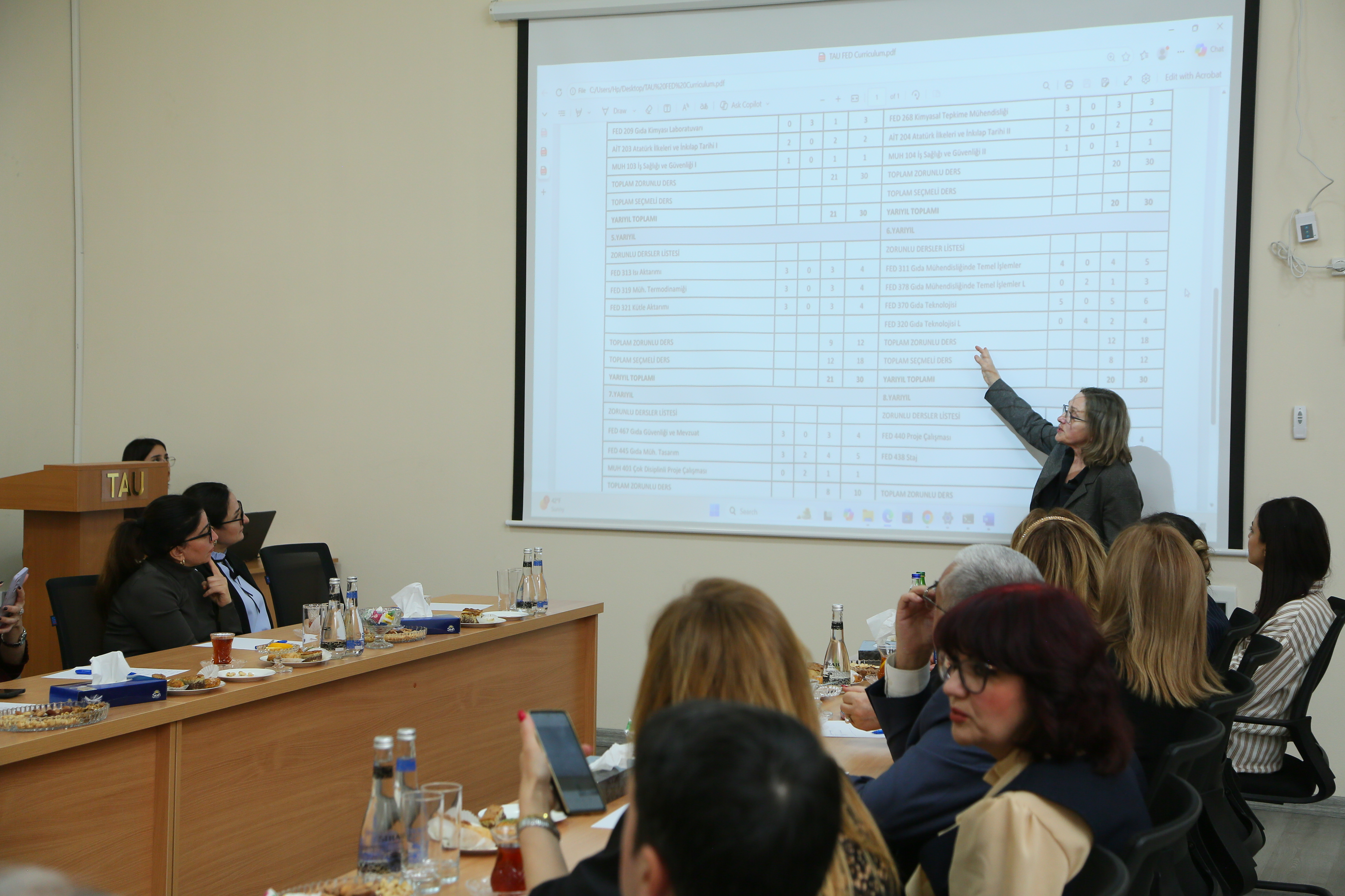 TAU-nun təşəbbüsü ilə Milli Qida Texnologiyaları Platformasının görüşü olub: