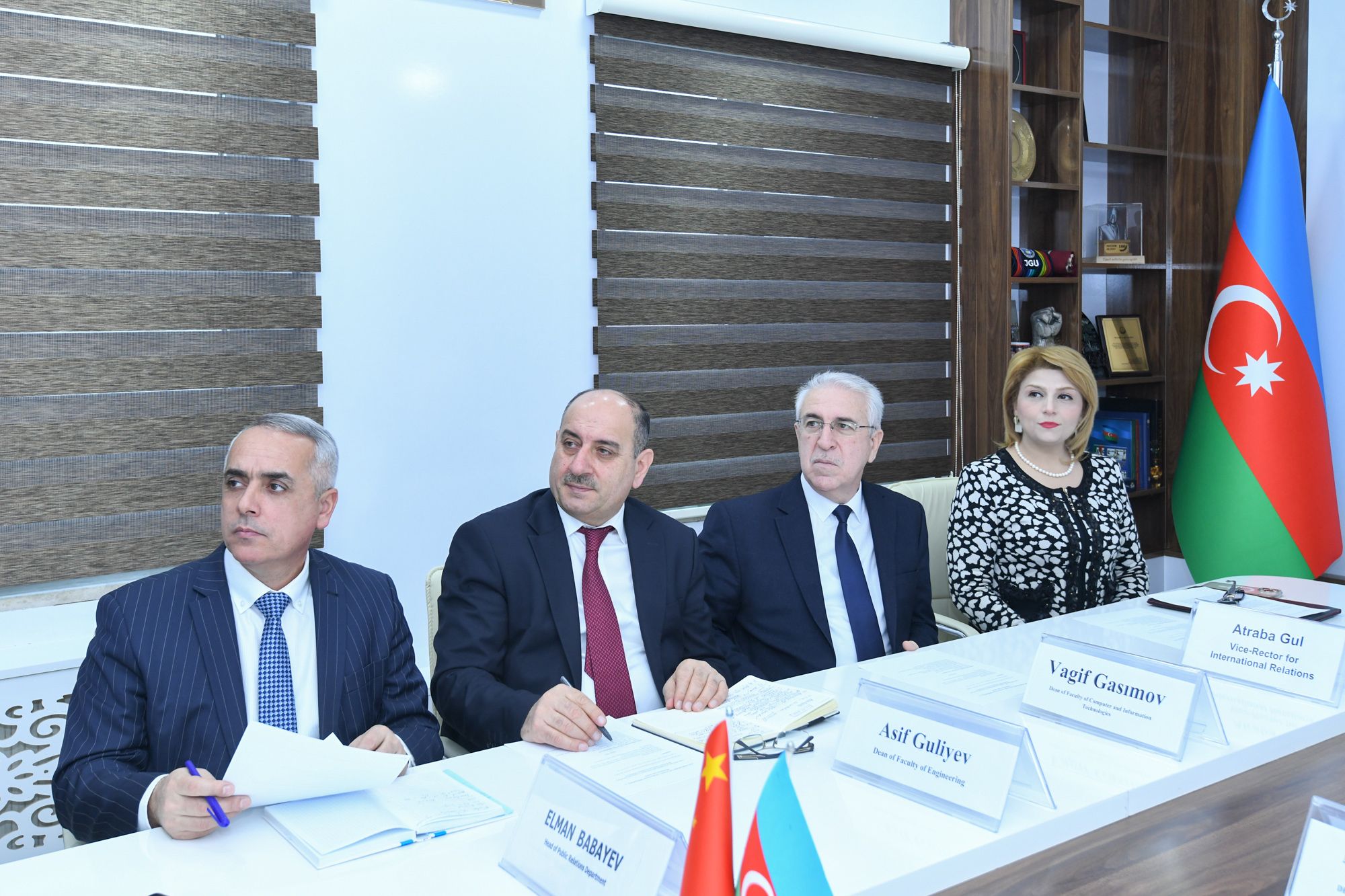 BMU Çinin daha bir universiteti ilə ikili diplom müqaviləsi imzalayıb