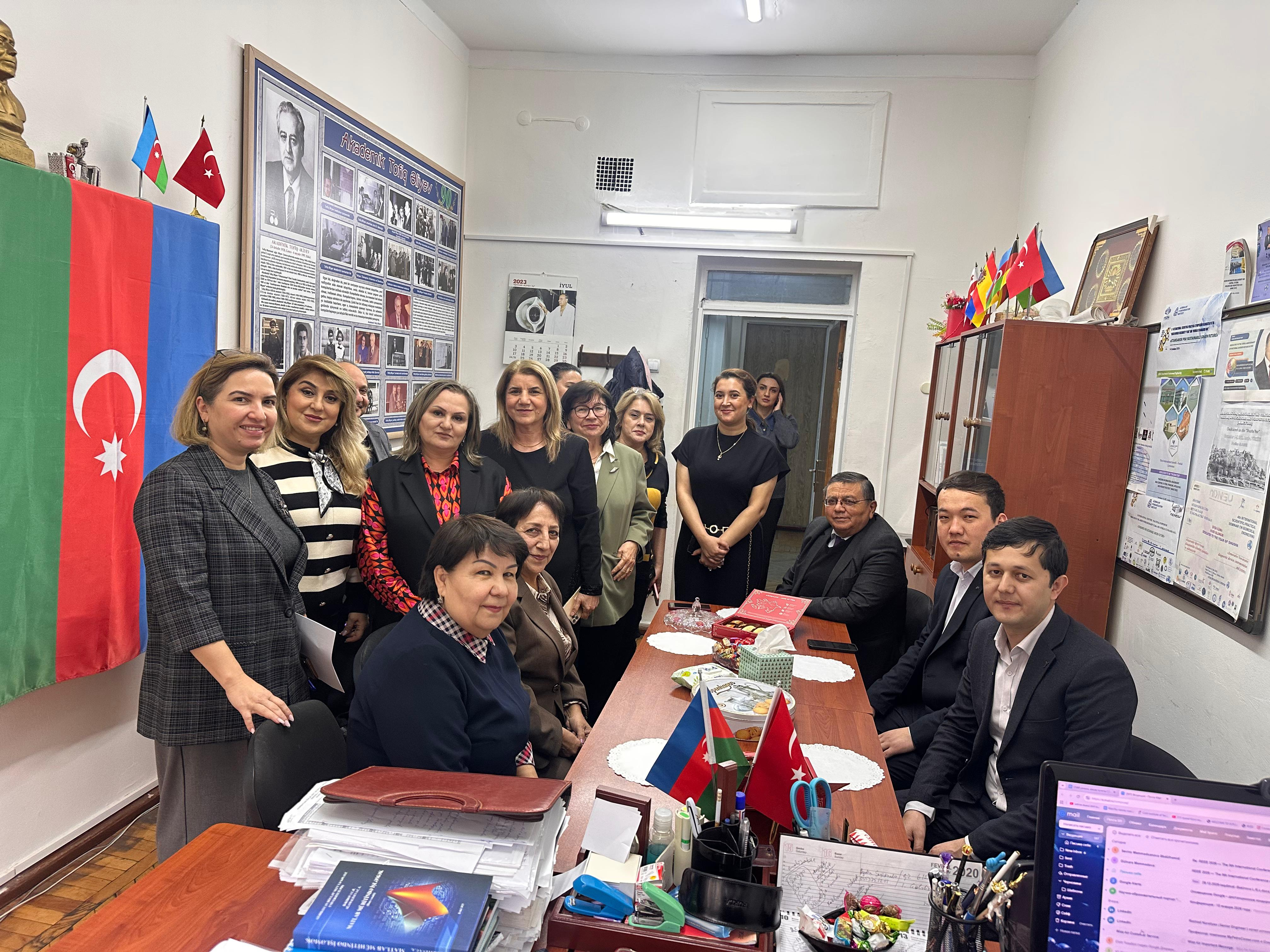 Daşkənd Dövlət Texniki Universitetinin nümayəndələri ADNSU-da olublar