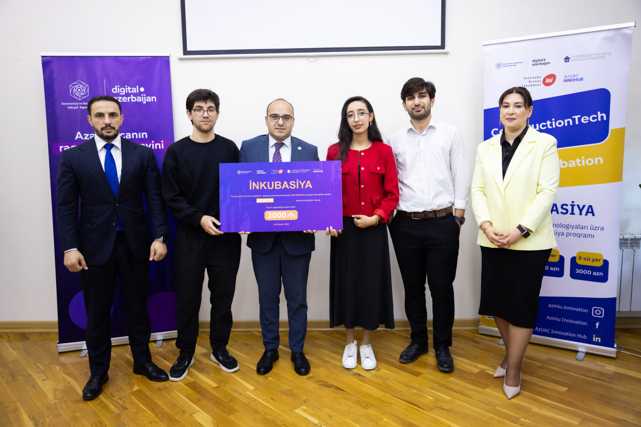 AzMİU-da tikinti texnologiyaları üzrə startapın qalibləri seçilib