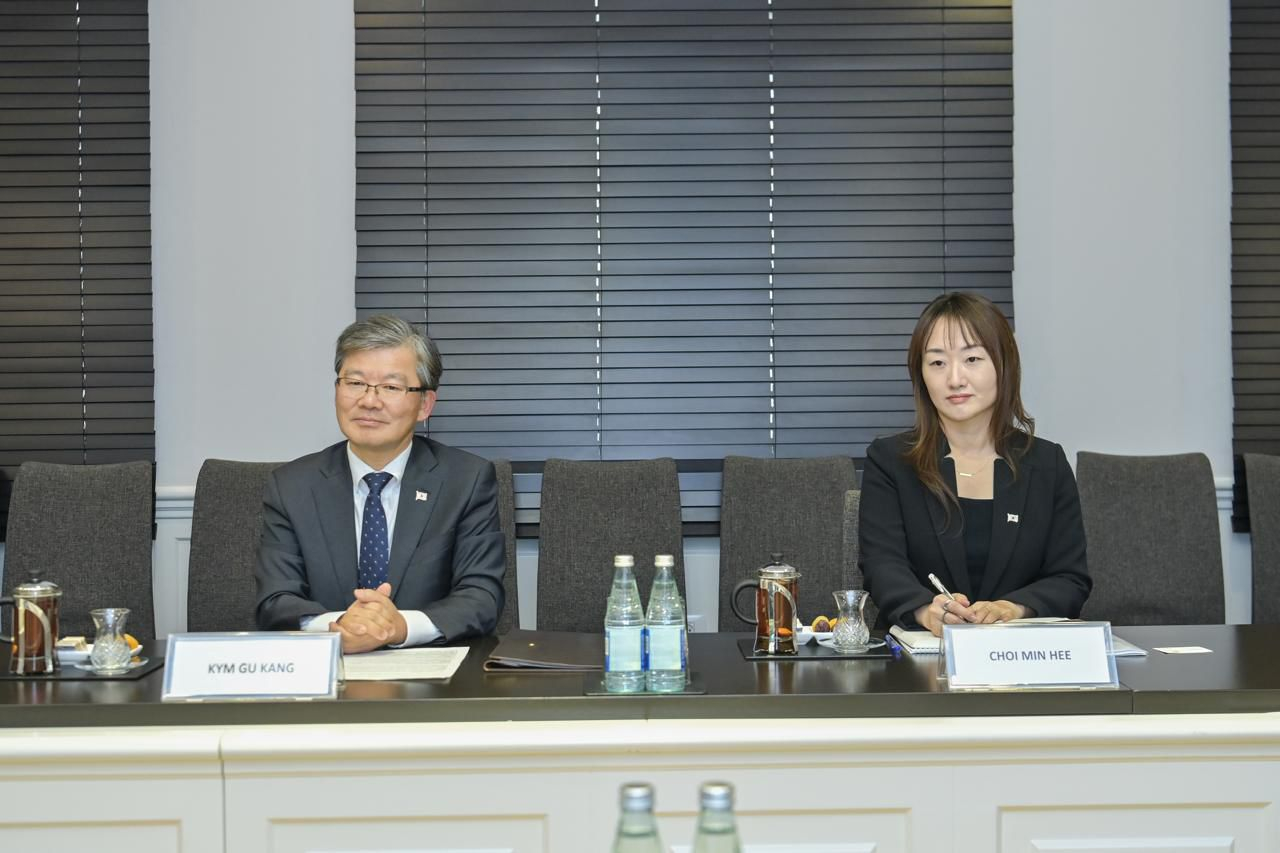 Nazir müavini Koreya Respublikasının ölkəmizdəki səfiri ilə görüşüb