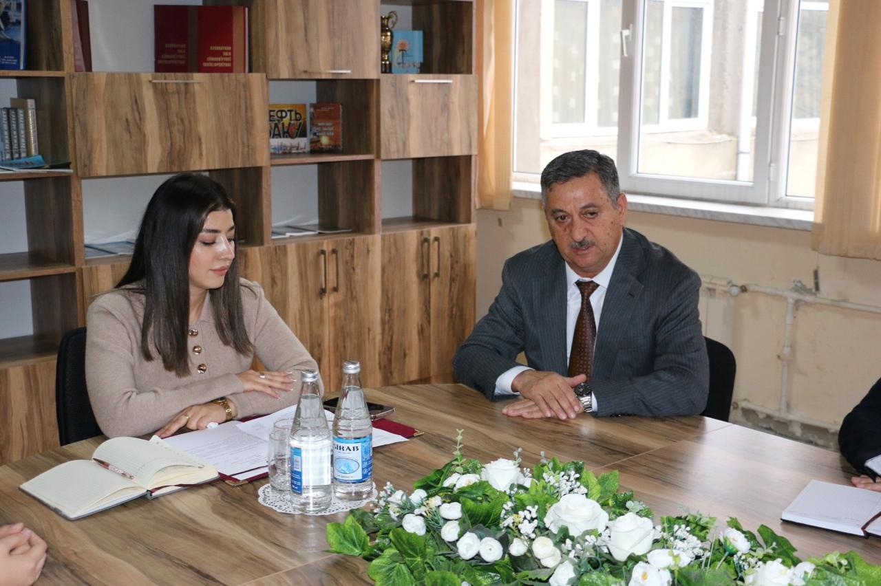 Bakı Neft-Energetika Kollecində yeni direktor müavini kollektivə təqdim edilib