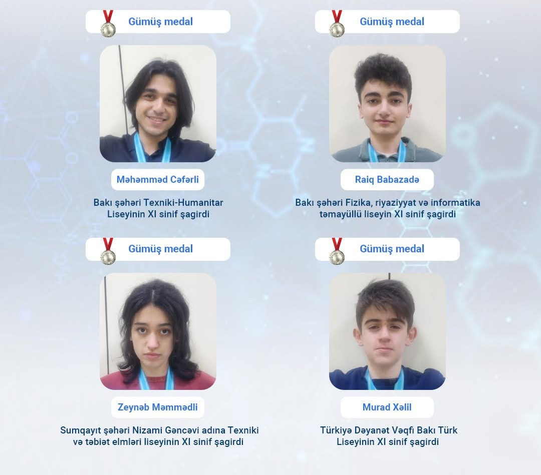 Məktəblilərimiz beynəlxalq olimpiadada uğurla çıxış ediblər