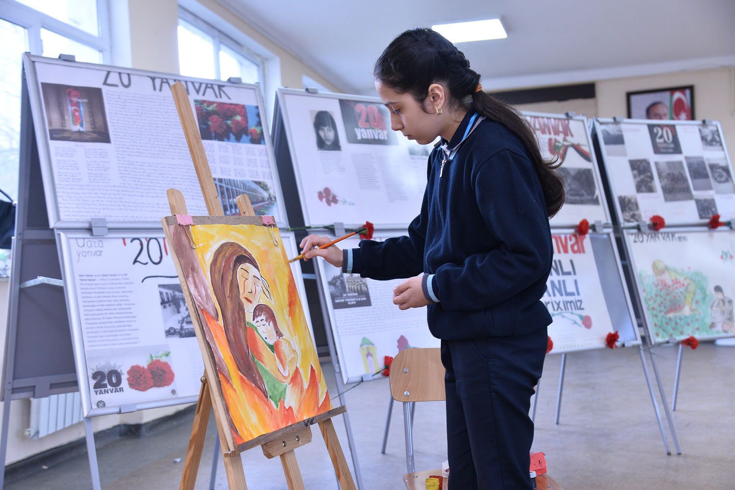 20 Yanvara həsr olunmuş xüsusi dərslər keçirilib