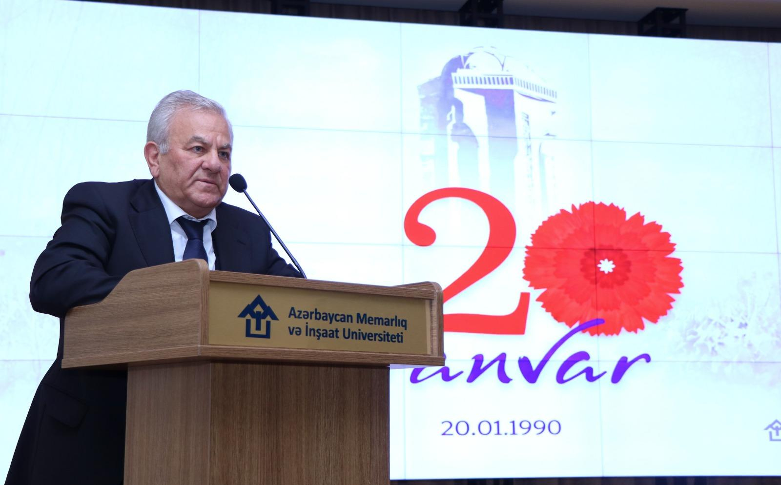 Qanla yazılan qəhrəmanlıq salnaməsi – AzMİU-da 20 Yanvar şəhidlərinin xatirəsi anılıb