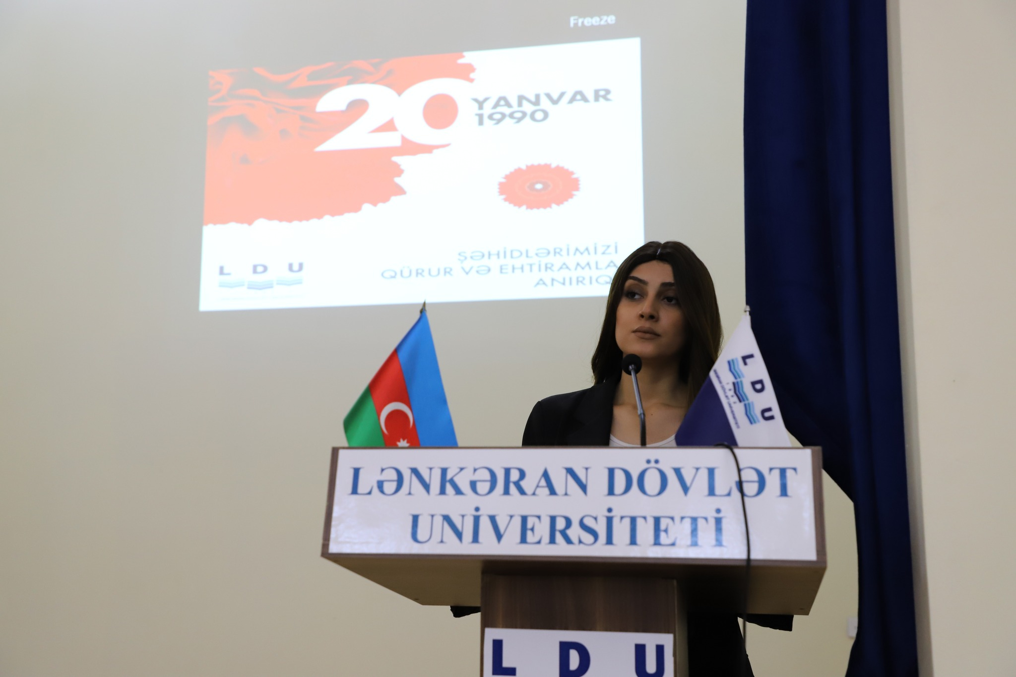 LDU-da “Qanlı yanvar-əbədi xatirə” mövzusunda tədbir keçirilib