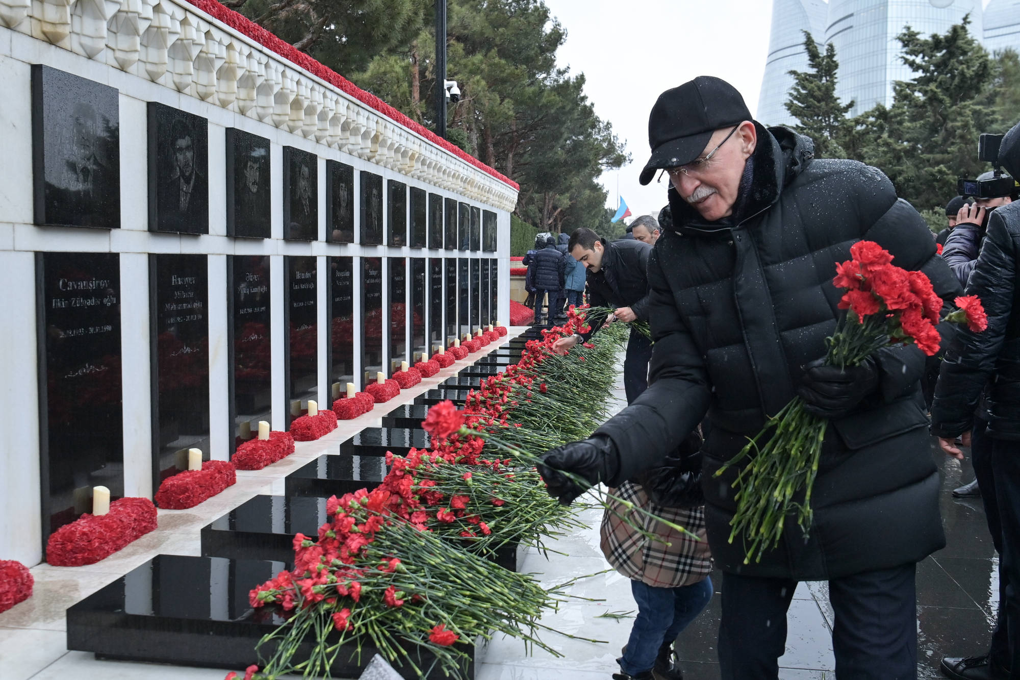 Şəhidlər xiyabanı ziyarət edilib