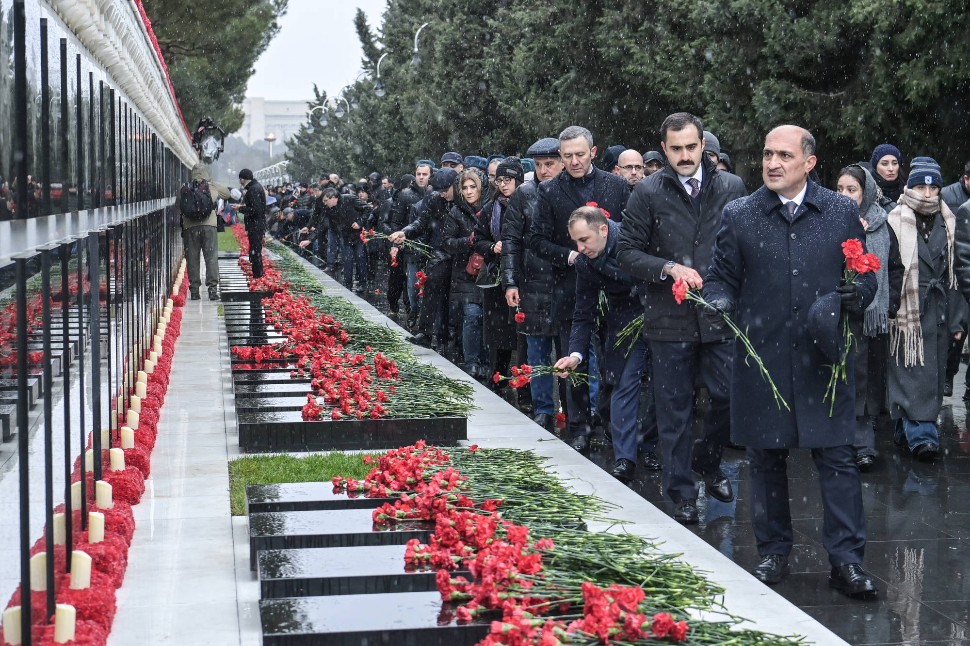 Şəhidlər xiyabanı ziyarət edilib