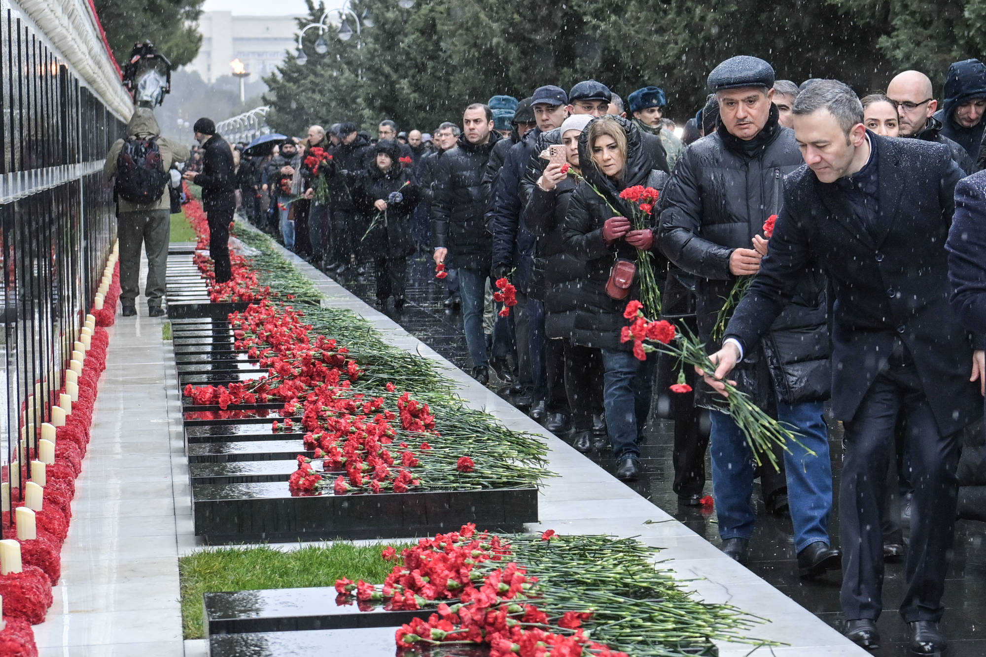 Şəhidlər xiyabanı ziyarət edilib
