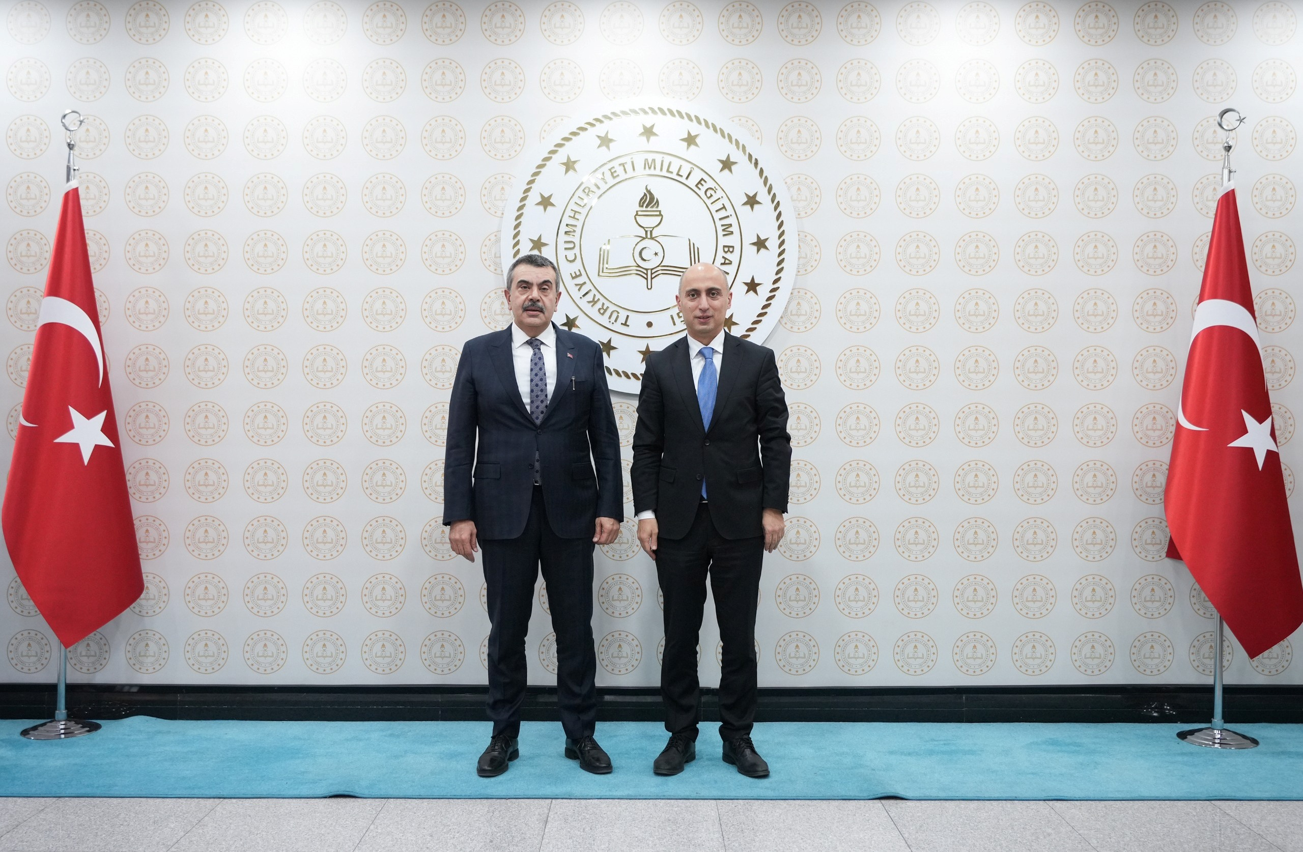 Emin Əmrullayev Türkiyəyə səfəri çərçivəsində Yusuf Tekinlə görüşüb