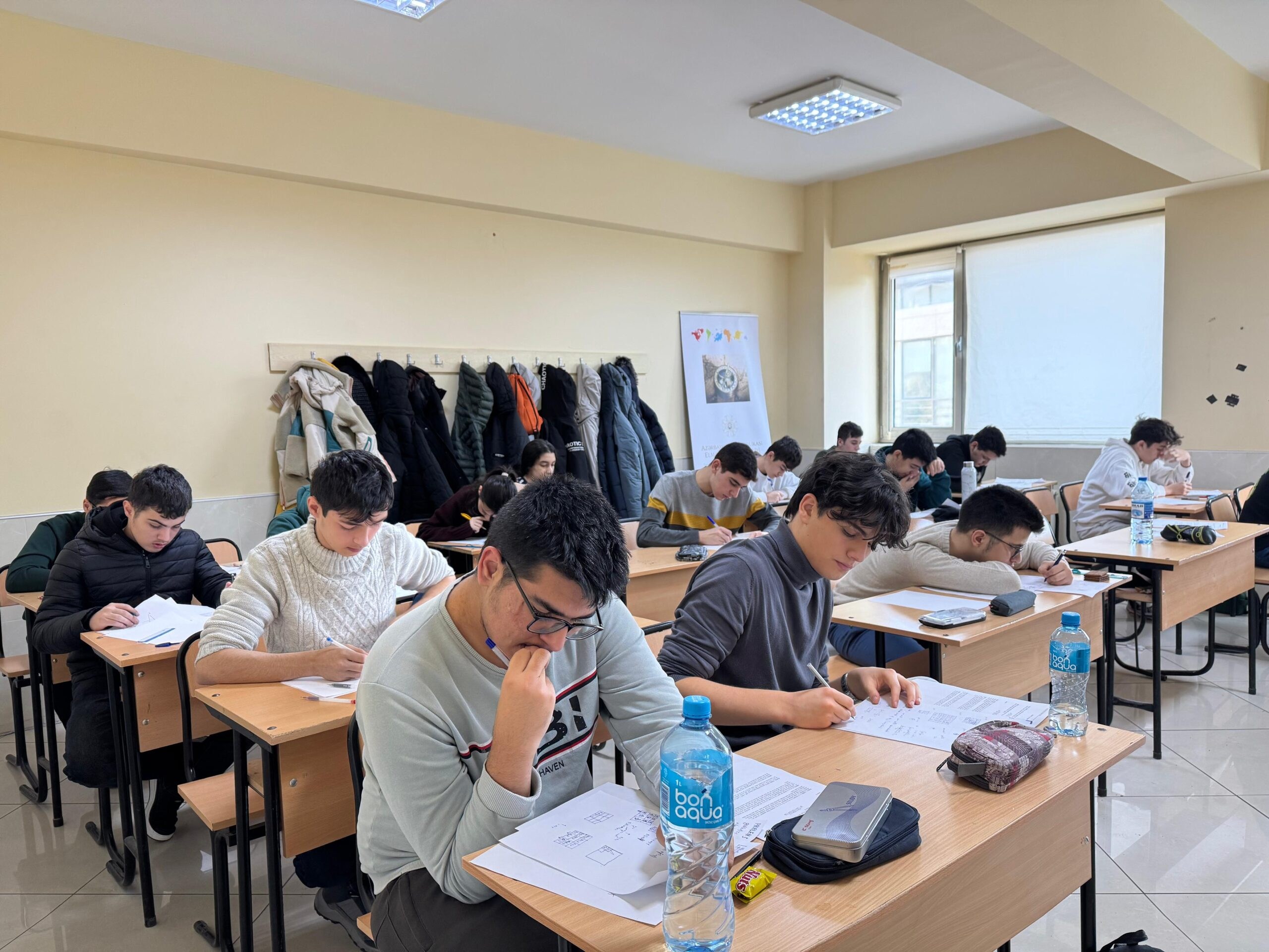 Riyaziyyat üzrə beynəlxalq olimpiadalara seçmə imtahanları keçirilib