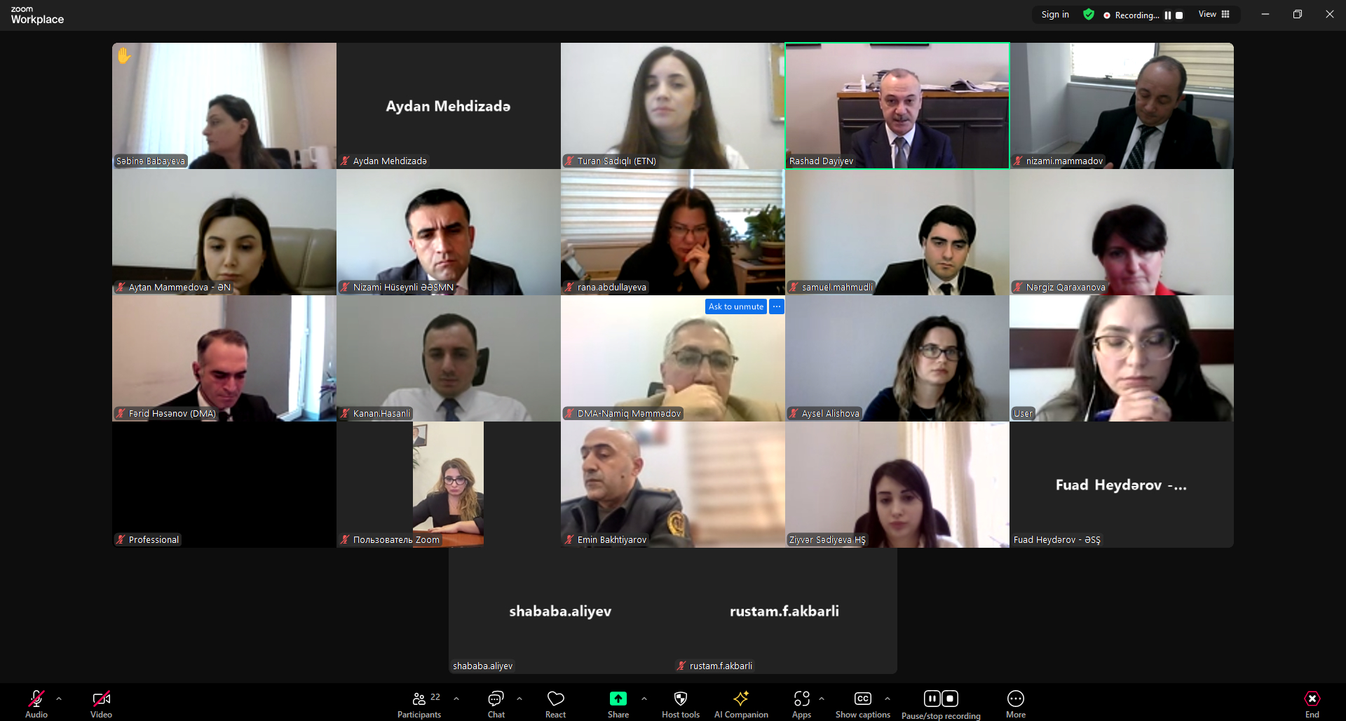 Cəzaçəkmə müəssisələrində peşə təhsilinin keyfiyyətinin artırılması müzakirə olunub