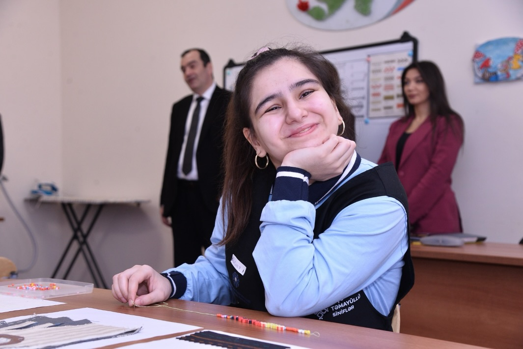 İlk dəfə xüsusi məktəbdə peşə təmayüllü sinif yaradılıb