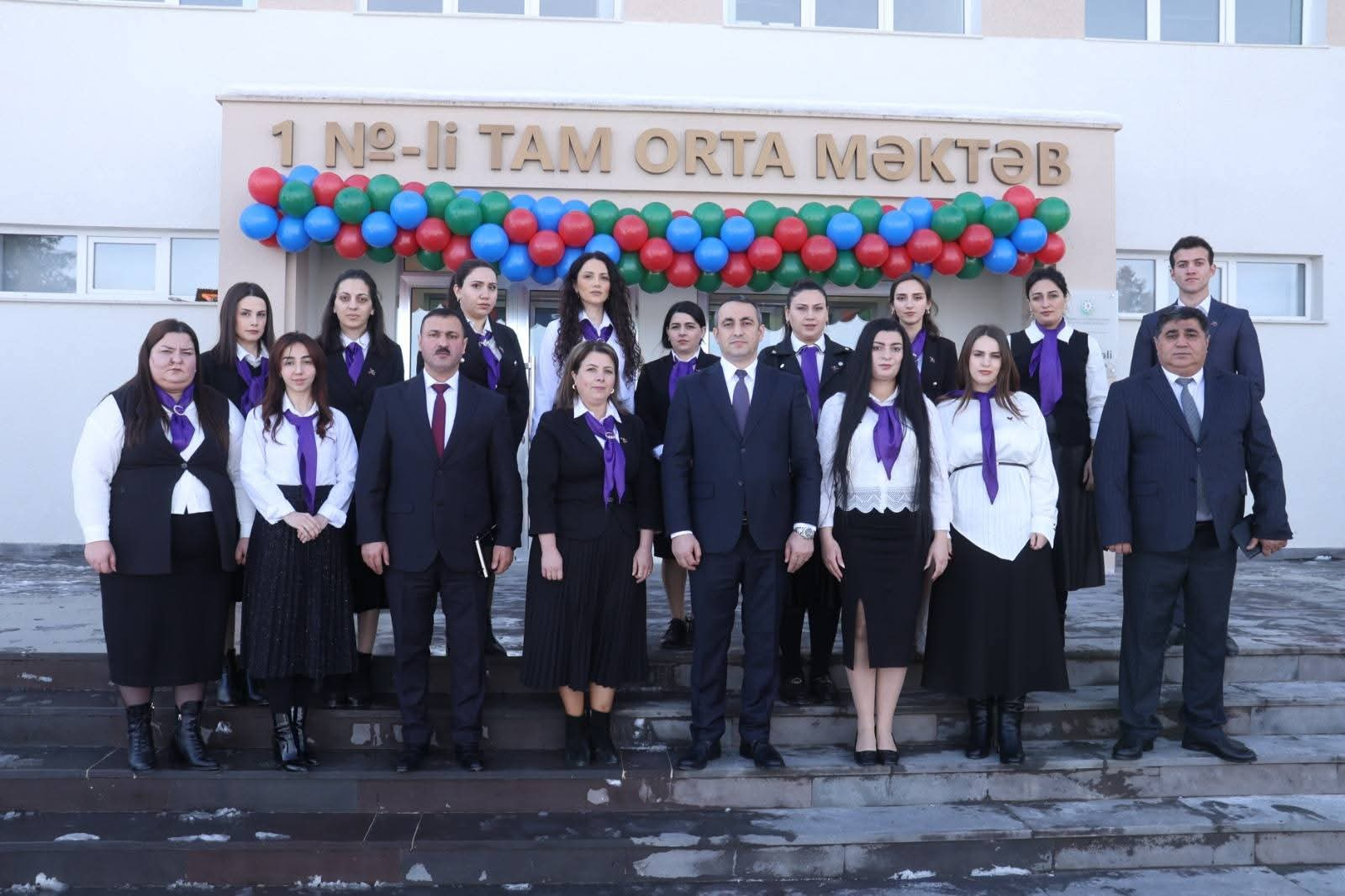 Kərkicahan qəsəbə 1 nömrəli tam orta məktəbində ilk dərs günü